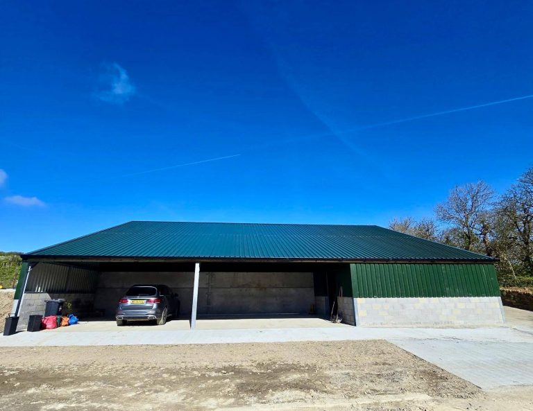 garage & workshop steel buildings in cornwall